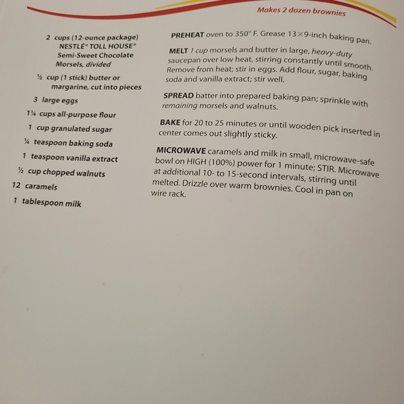 Nestles COOKBOOK Hard Back Best Loved Recipes - Celebrating Toll House 75 yrs - Picture 2 of 7